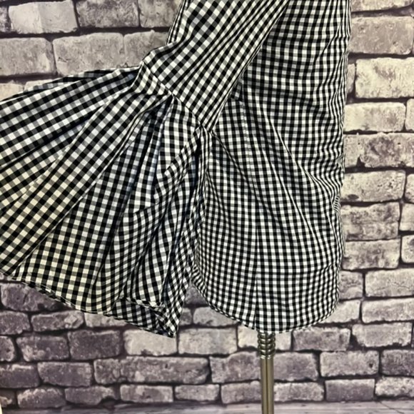 Jane And Delancey Black & White Check Blouse Size XS - Picture 5 of 8